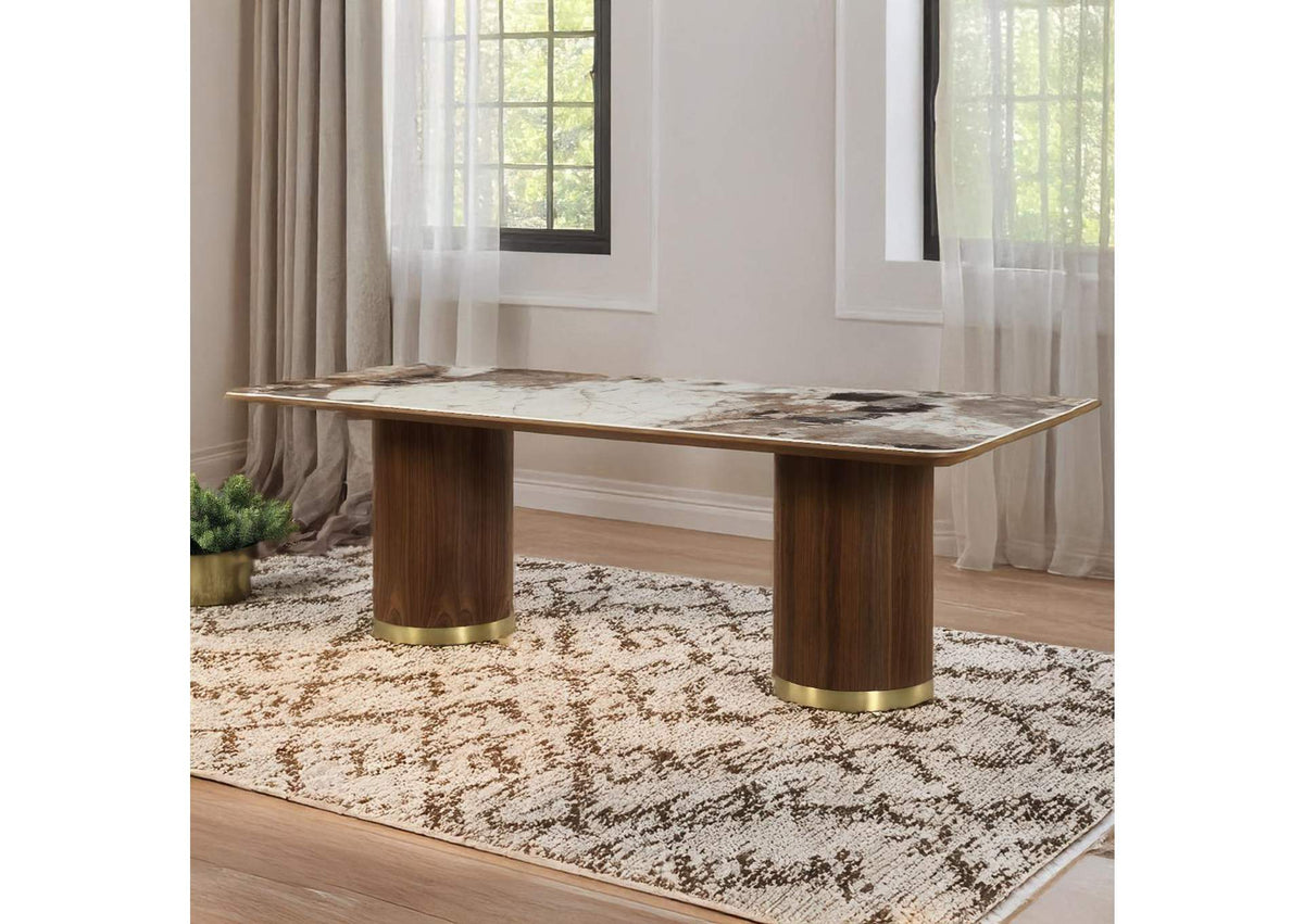 DN03305 Willene Dining Table with Ceramic Top