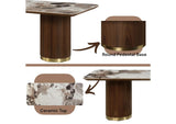 DN03305 Willene Dining Table with Ceramic Top