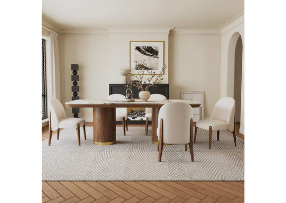 DN03305 Willene Dining Table with Ceramic Top