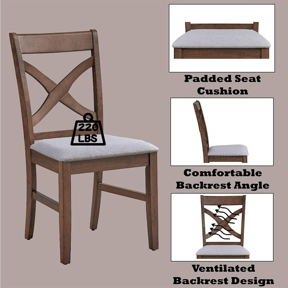 DN03341 Ferris Side Chair - Set of 2