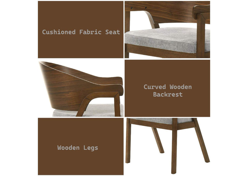 DN03487 Hoyte Arm Chair - Set of 2