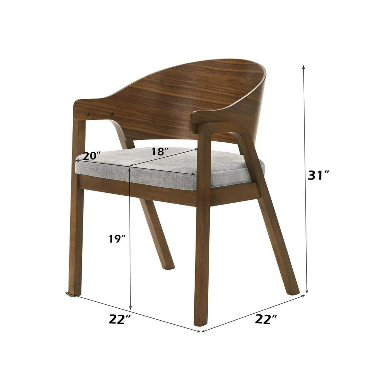 DN03487 Hoyte Arm Chair - Set of 2