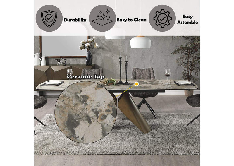 DN03595 Malika Dining Table