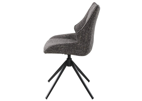 DN03596 Malika Side Chair with Swivel - Set of 2