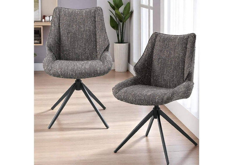 DN03596 Malika Side Chair with Swivel - Set of 2