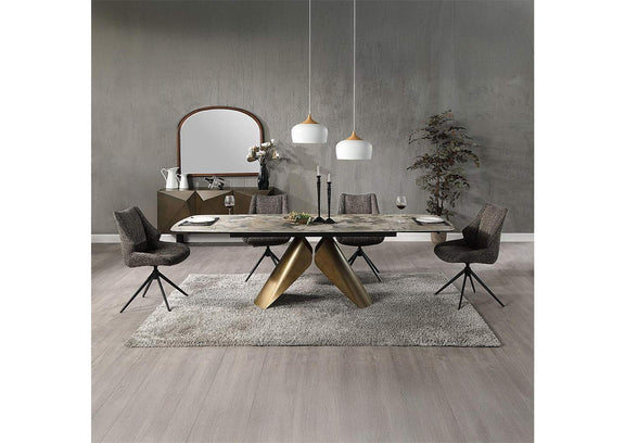 DN03596 Malika Side Chair with Swivel - Set of 2