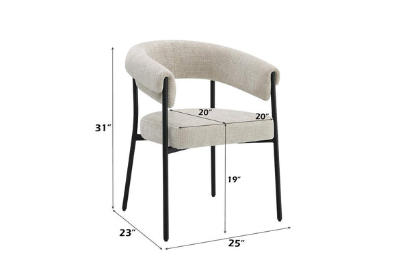 DN03676 Jirina Arm Chair - Set of 2