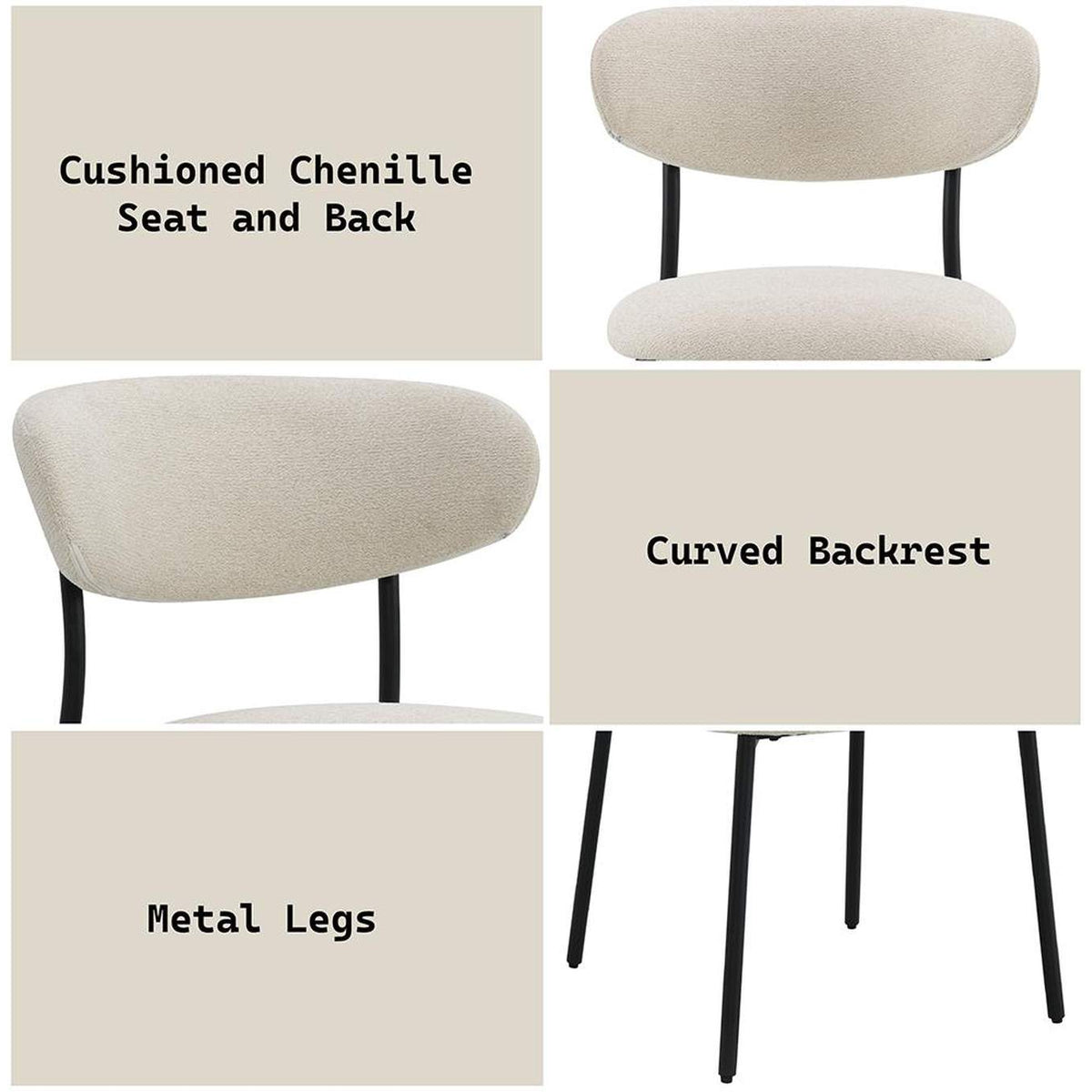 DN03677 Jirina Side Chair - Set of 2