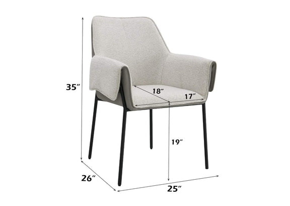 DN03678 Jirina Arm Chair - Set of 2