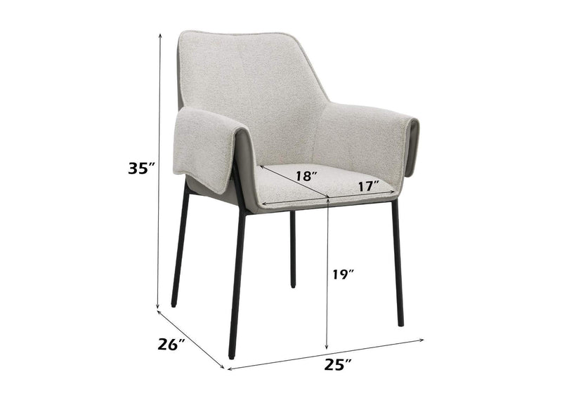 DN03678 Jirina Arm Chair - Set of 2
