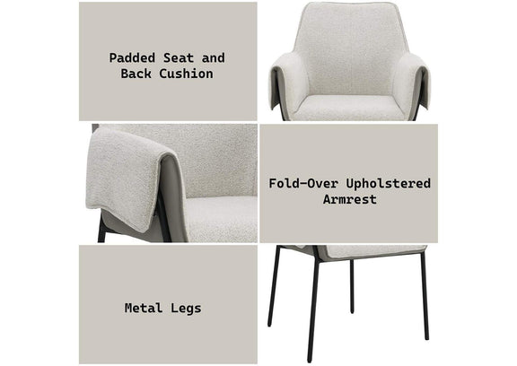 DN03678 Jirina Arm Chair - Set of 2