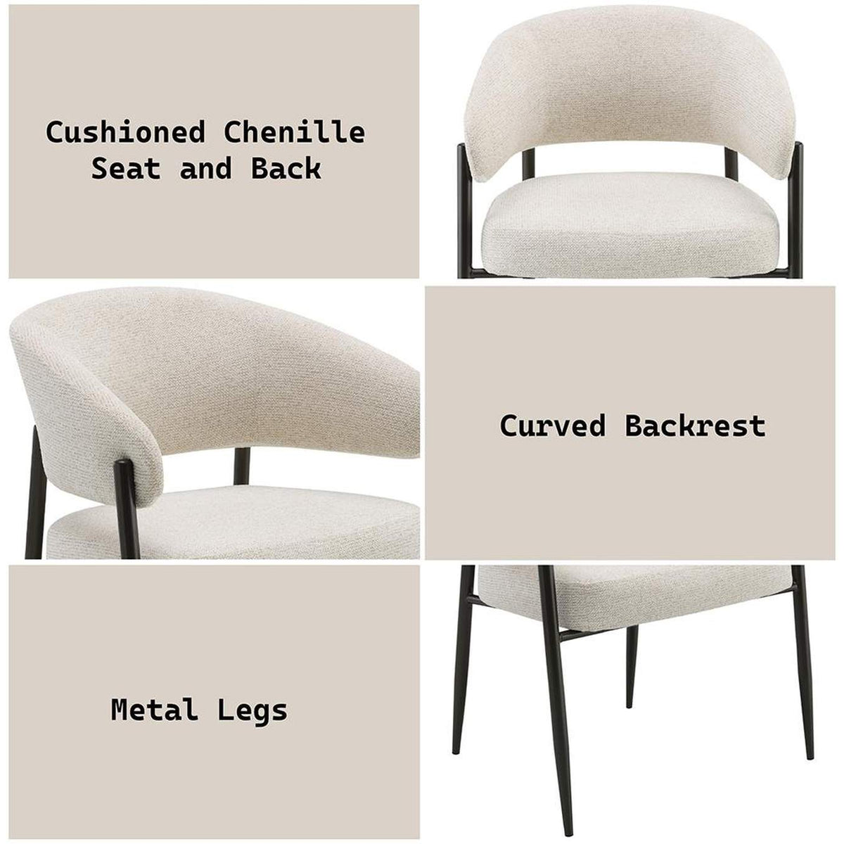 DN03679 Jirina Arm Chair - Set of 2