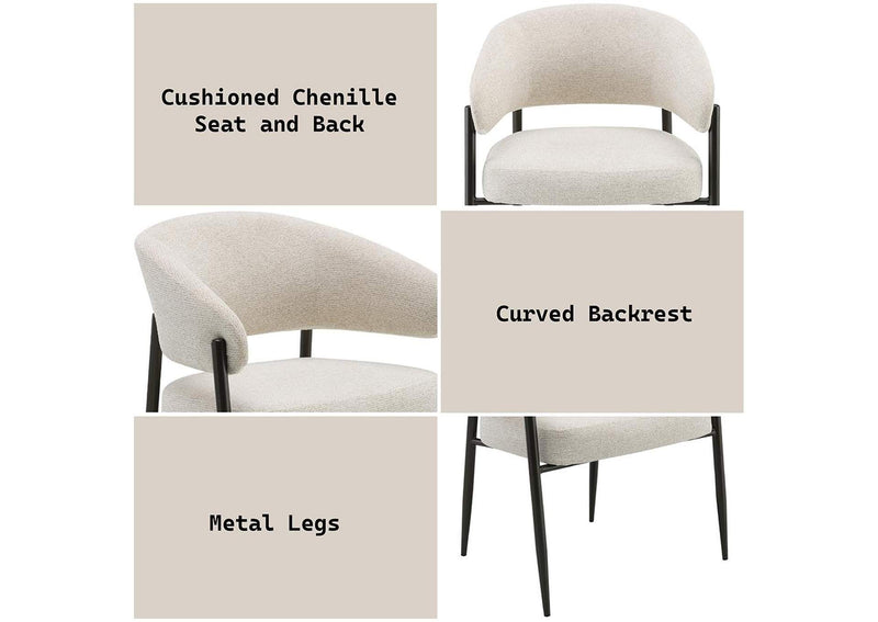 DN03679 Jirina Arm Chair - Set of 2