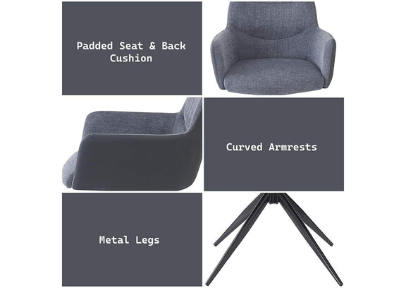DN03687 Hester Arm Chair - Set of 2