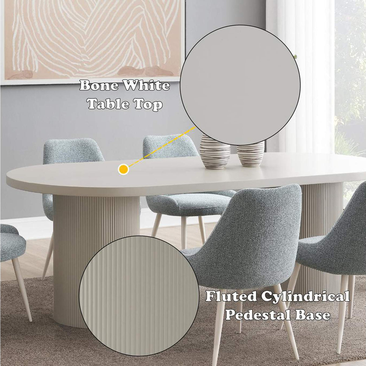 DN03695 Laela Dining Table