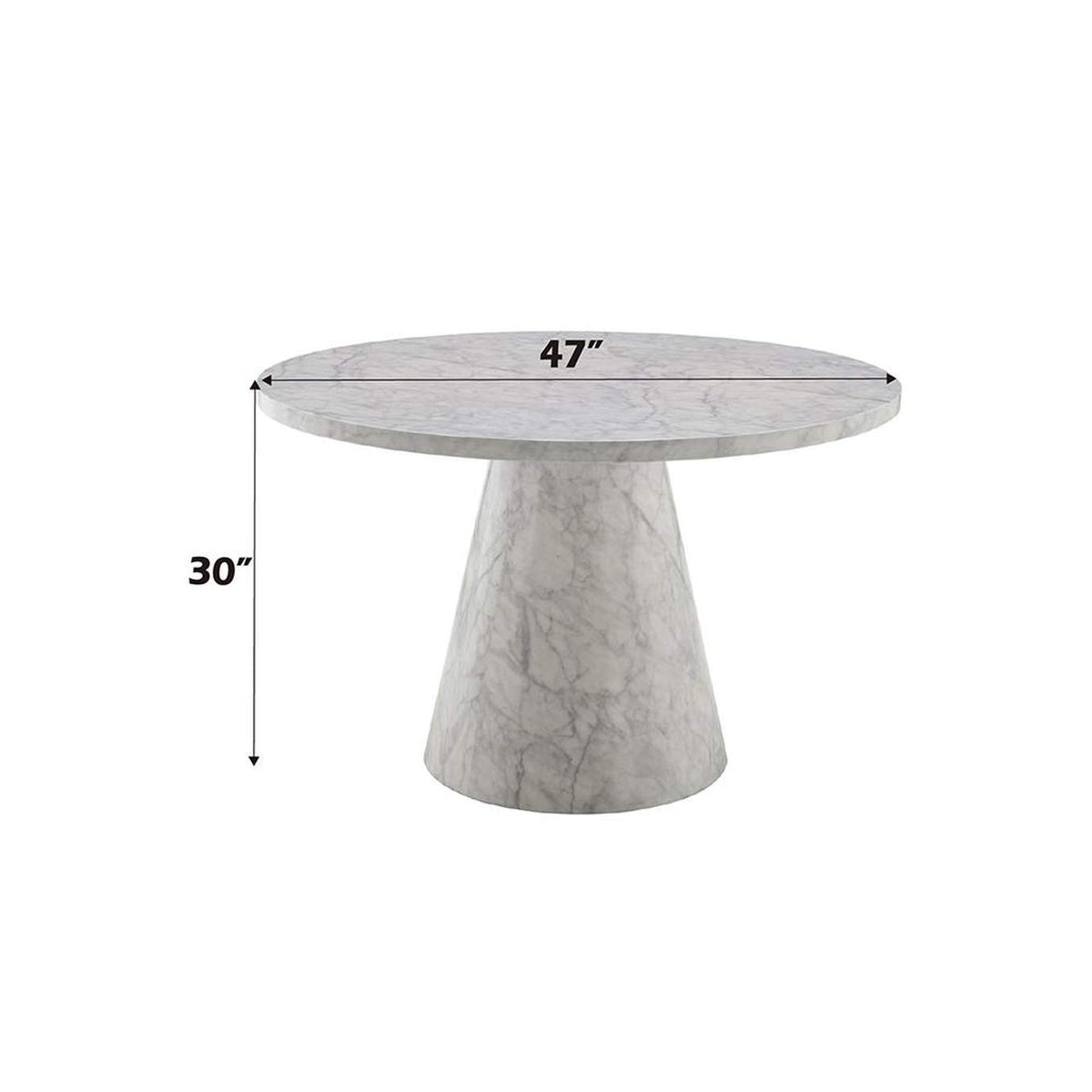 DN03715 Kacey Round Dining Table