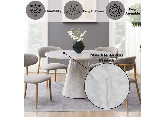 DN03715 Kacey Round Dining Table