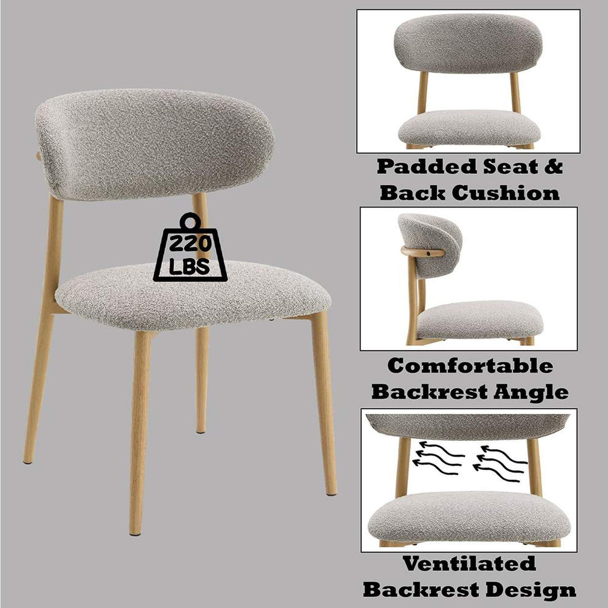 DN03716 Kacey Side Chair - Set of 2