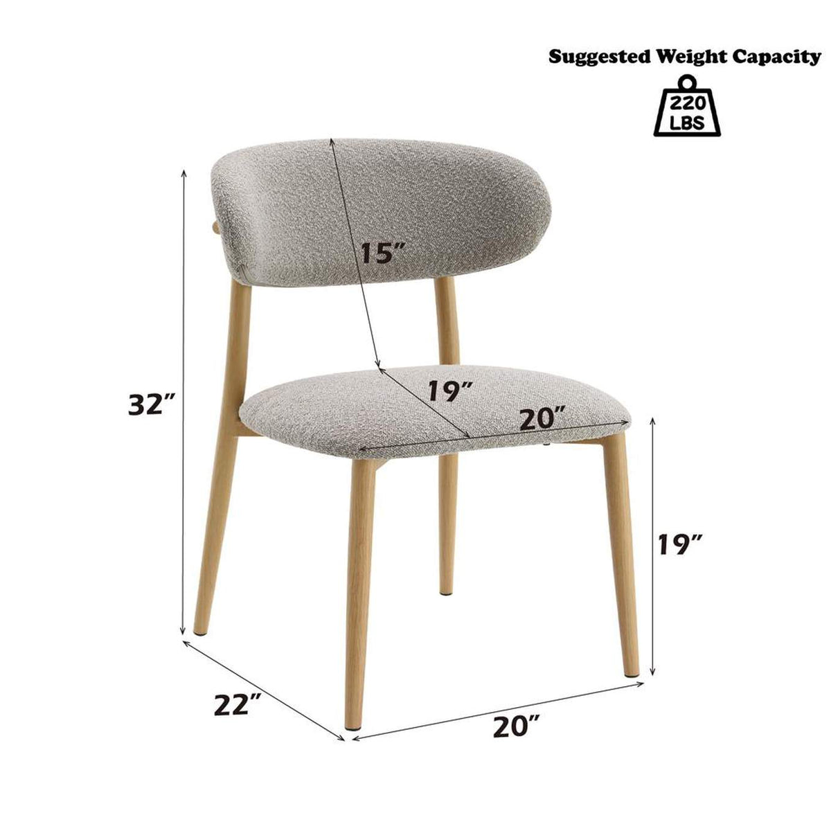 DN03716 Kacey Side Chair - Set of 2