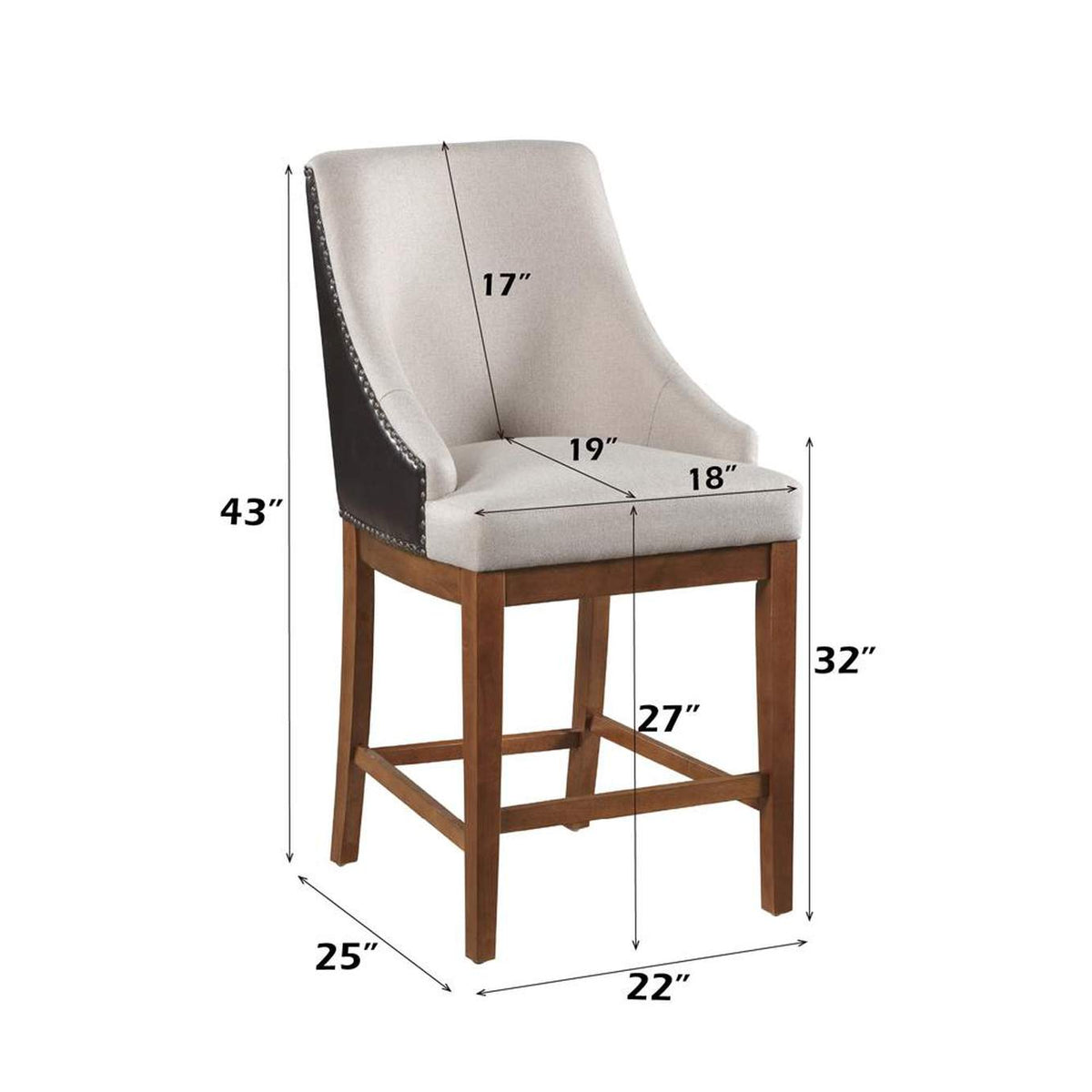 DN03726 Gilsea Counter Height Chair - Set of 2