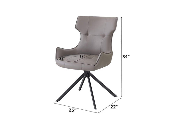 DN03736 Damita Side Chair with Swivel - Set of 2