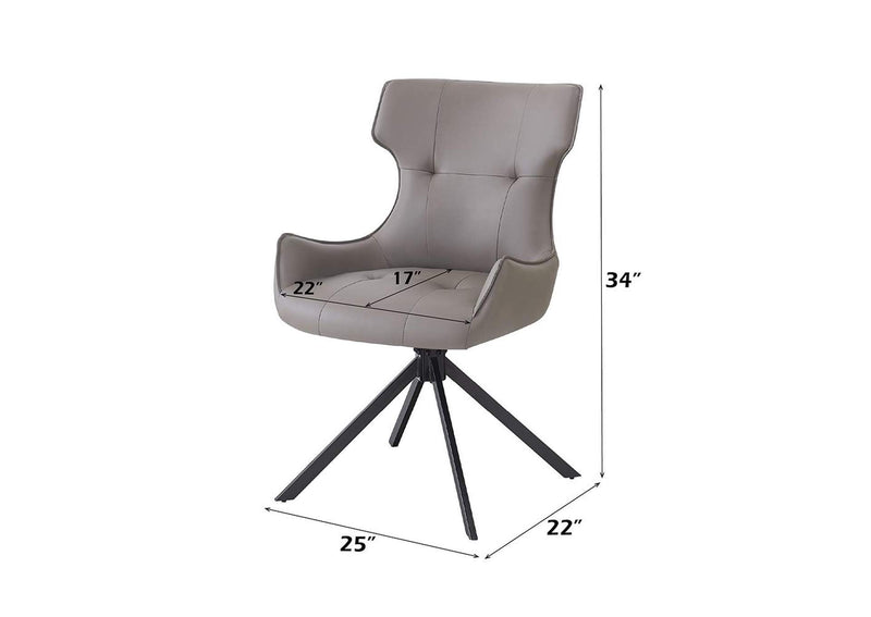 DN03736 Damita Side Chair with Swivel - Set of 2