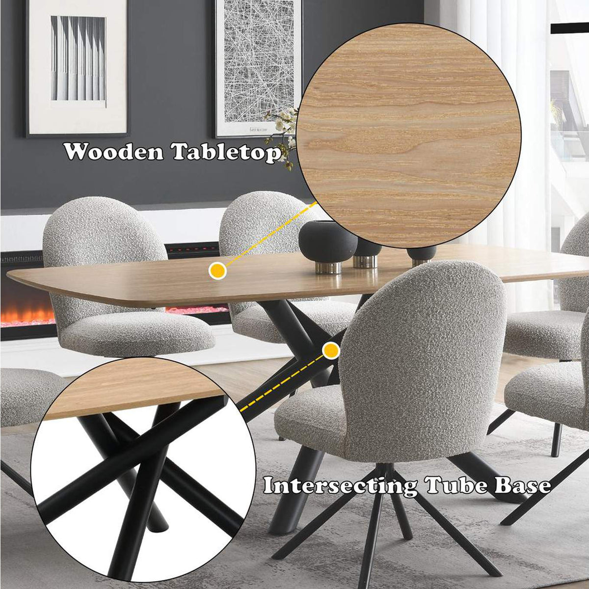 DN03765 Lawton Dining Table