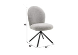DN03766 Lawton Side Chair with Swivel - Set of 2