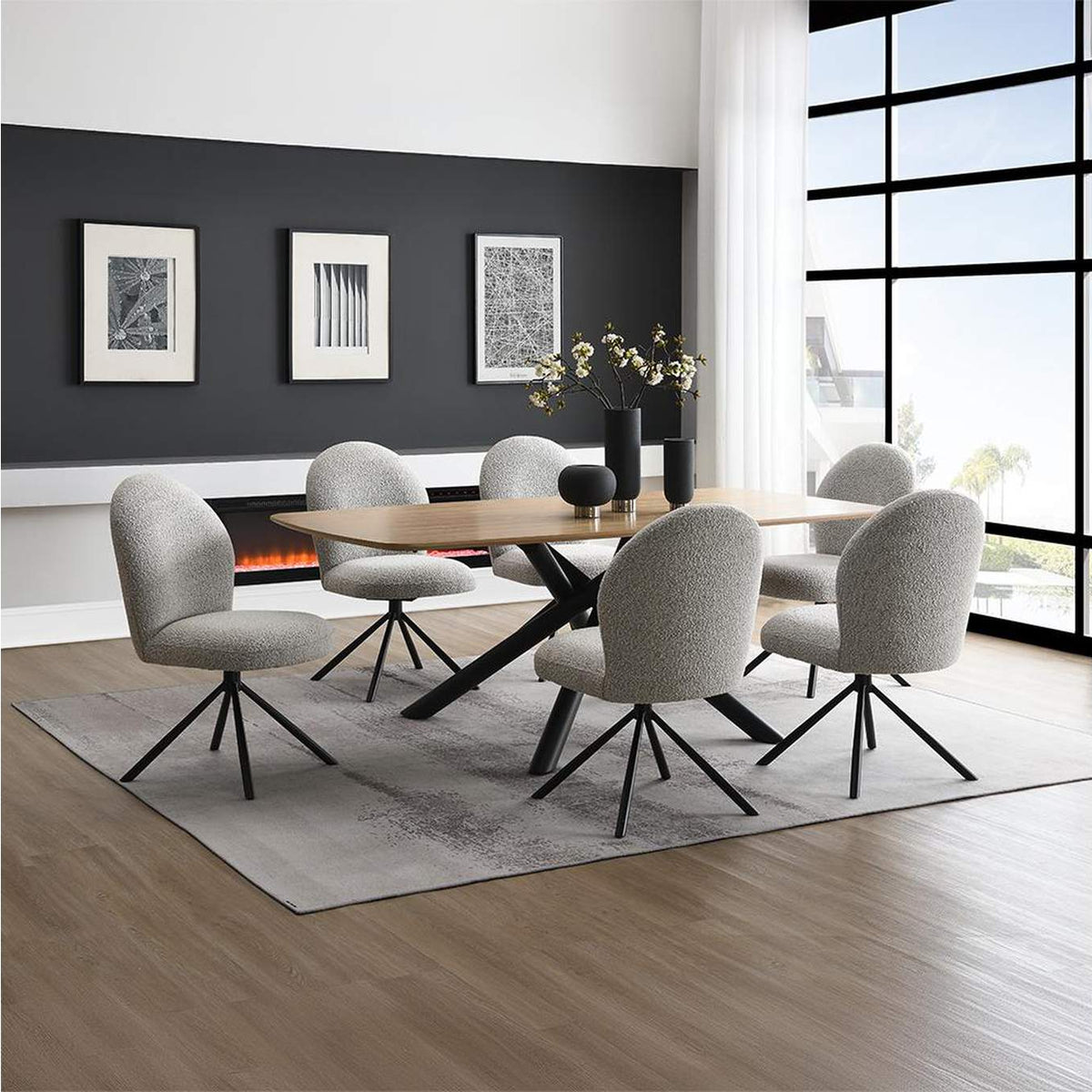 DN03766 Lawton Side Chair with Swivel - Set of 2