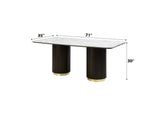 DN03940 Clayten Dining Table with Marble Top