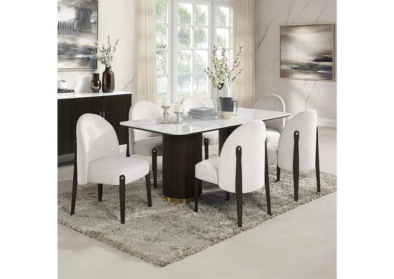 DN03940 Clayten Dining Table with Marble Top