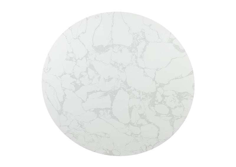 DN03950 Clayten Round Dining Table with Marble