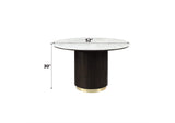 DN03950 Clayten Round Dining Table with Marble
