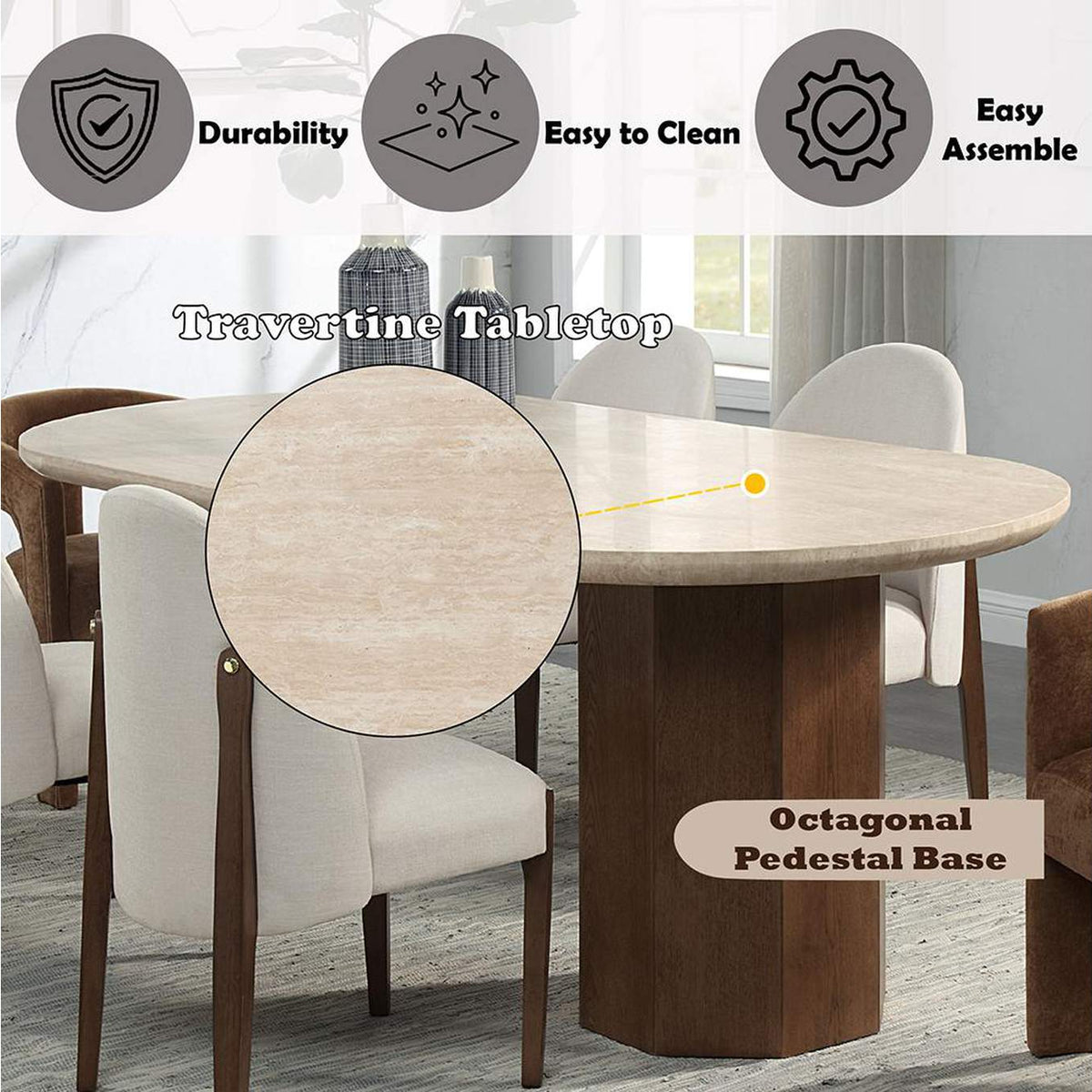 DN04015 Leonardo Dining Table