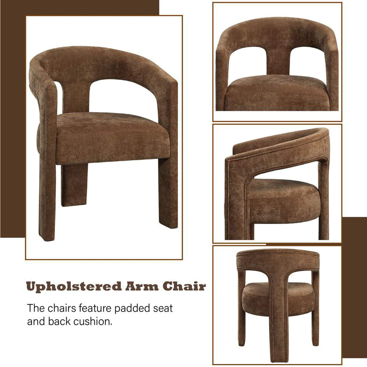 DN04016 Leonardo Arm Chair - Set of 2