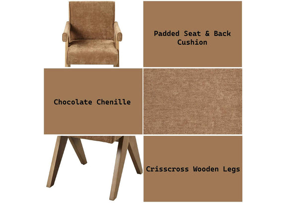 DN04077 Zoey Arm Chair - Set of 2
