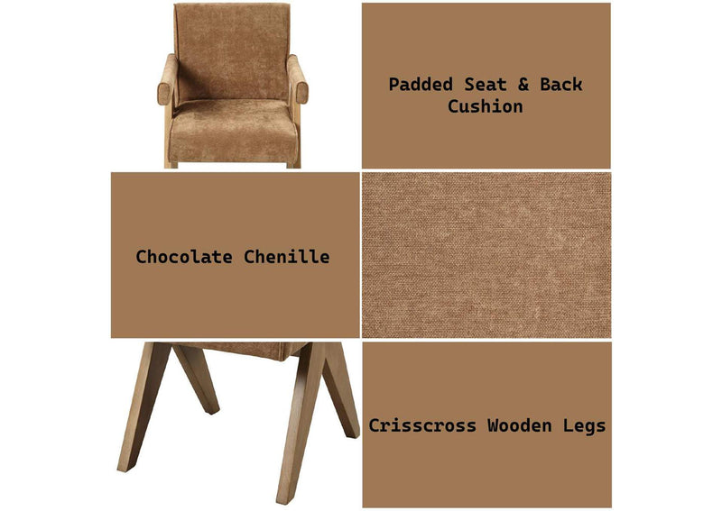 DN04077 Zoey Arm Chair - Set of 2