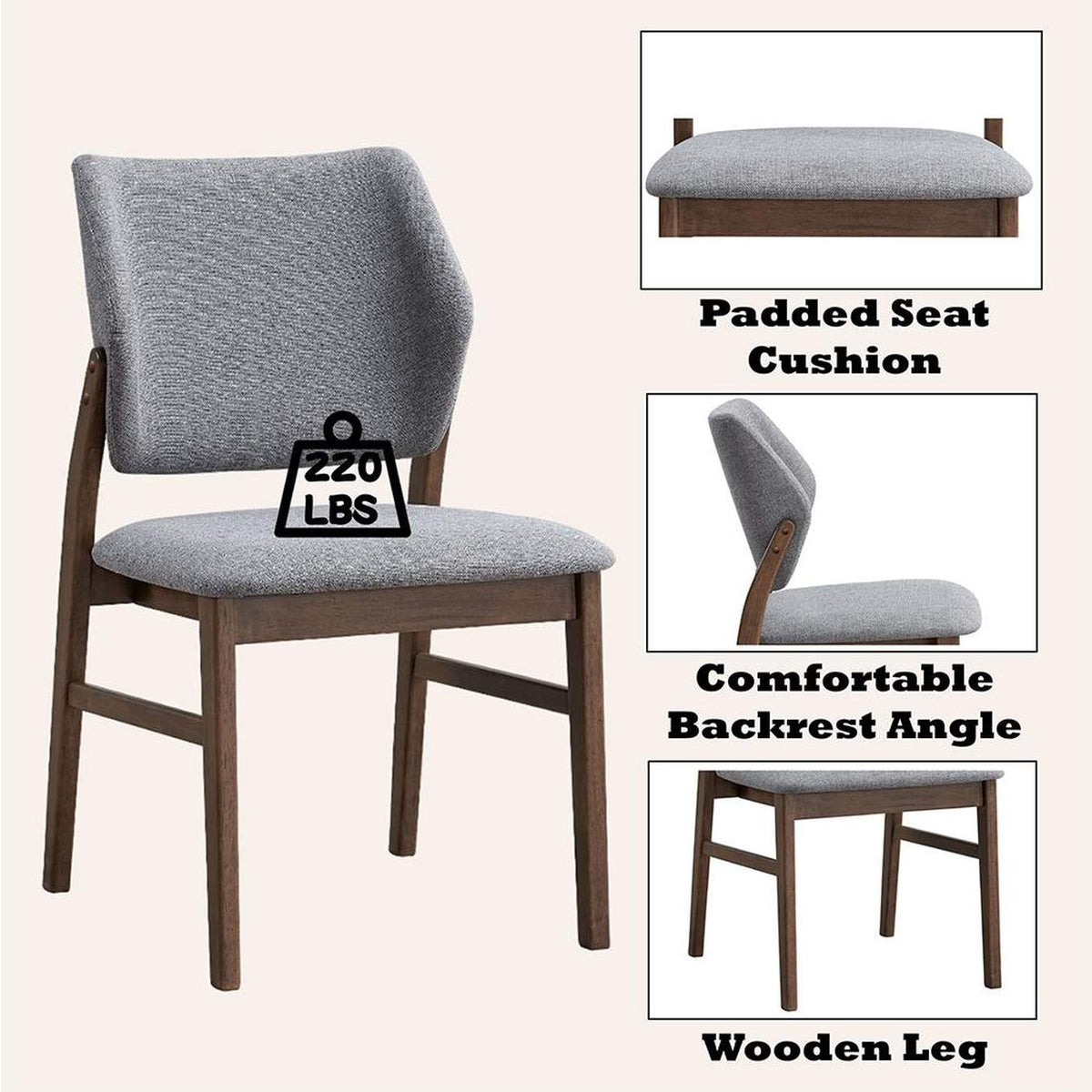 DN04196 Sarha Side Chair - Set of 2