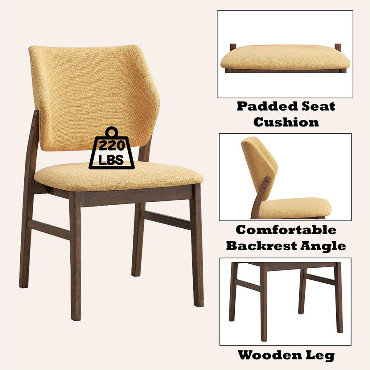 DN04197 Sarha Side Chair - Set of 2