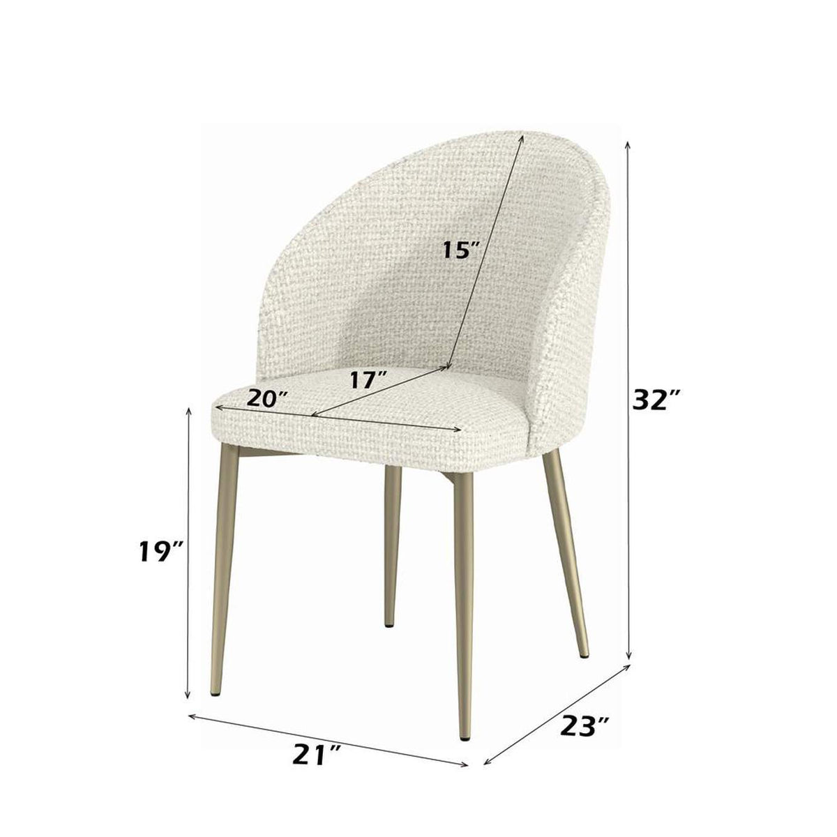 DN04297 Cora Side Chair - Set of 2