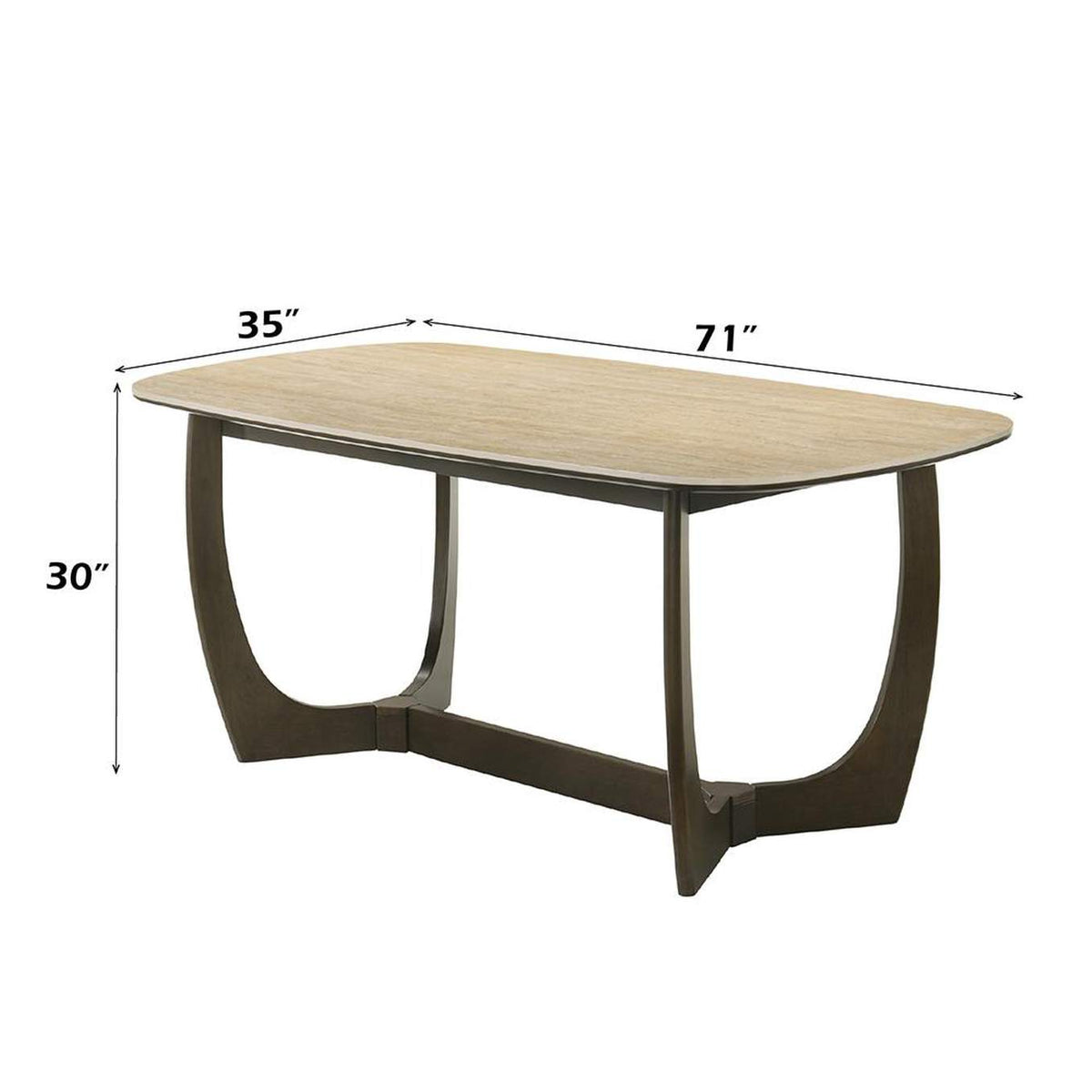 DN04495 Davita Dining Table with Ceramic Top