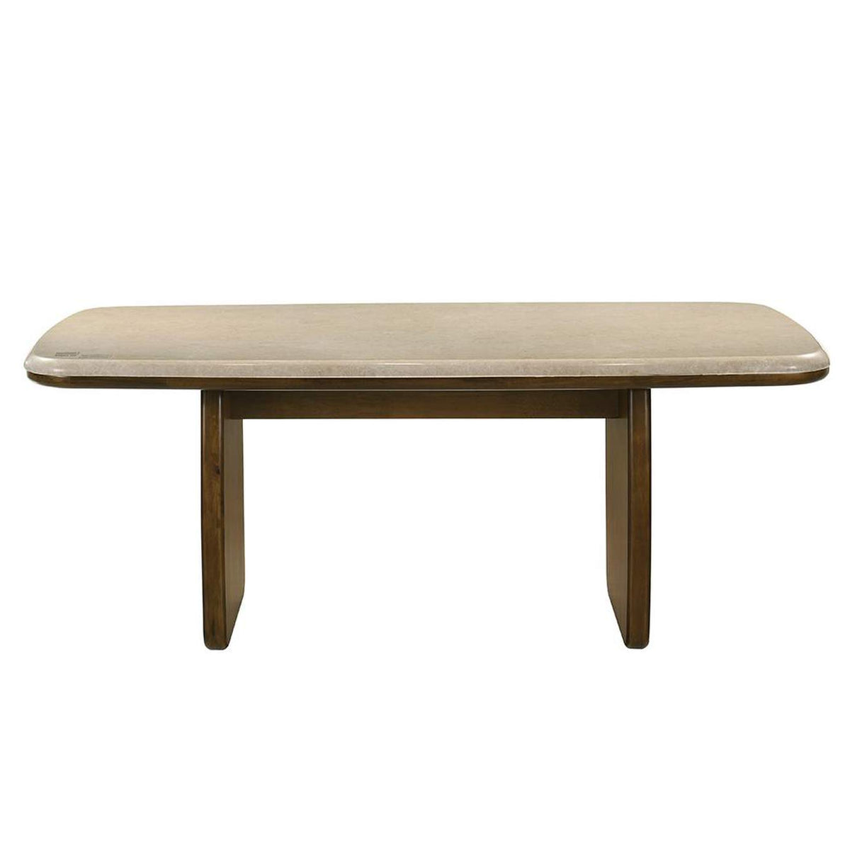 DN04665 Kasha Dining Table with Natural Marble Top