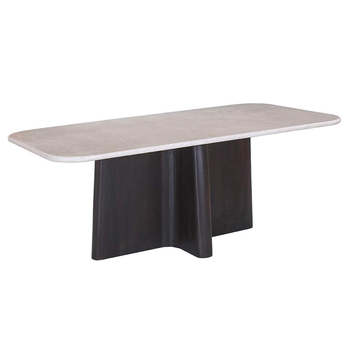 DN04775 Jacory Dining Table with Bottocino Marble Top