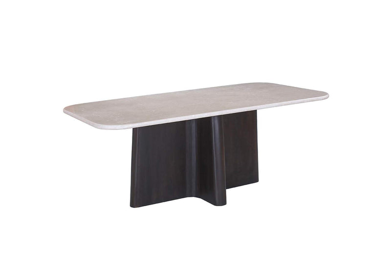 DN04775 Jacory Dining Table with Bottocino Marble Top