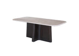 DN04775 Jacory Dining Table with Bottocino Marble Top