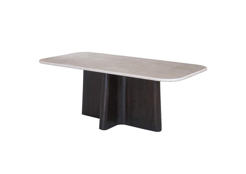 DN04775 Jacory Dining Table with Bottocino Marble Top