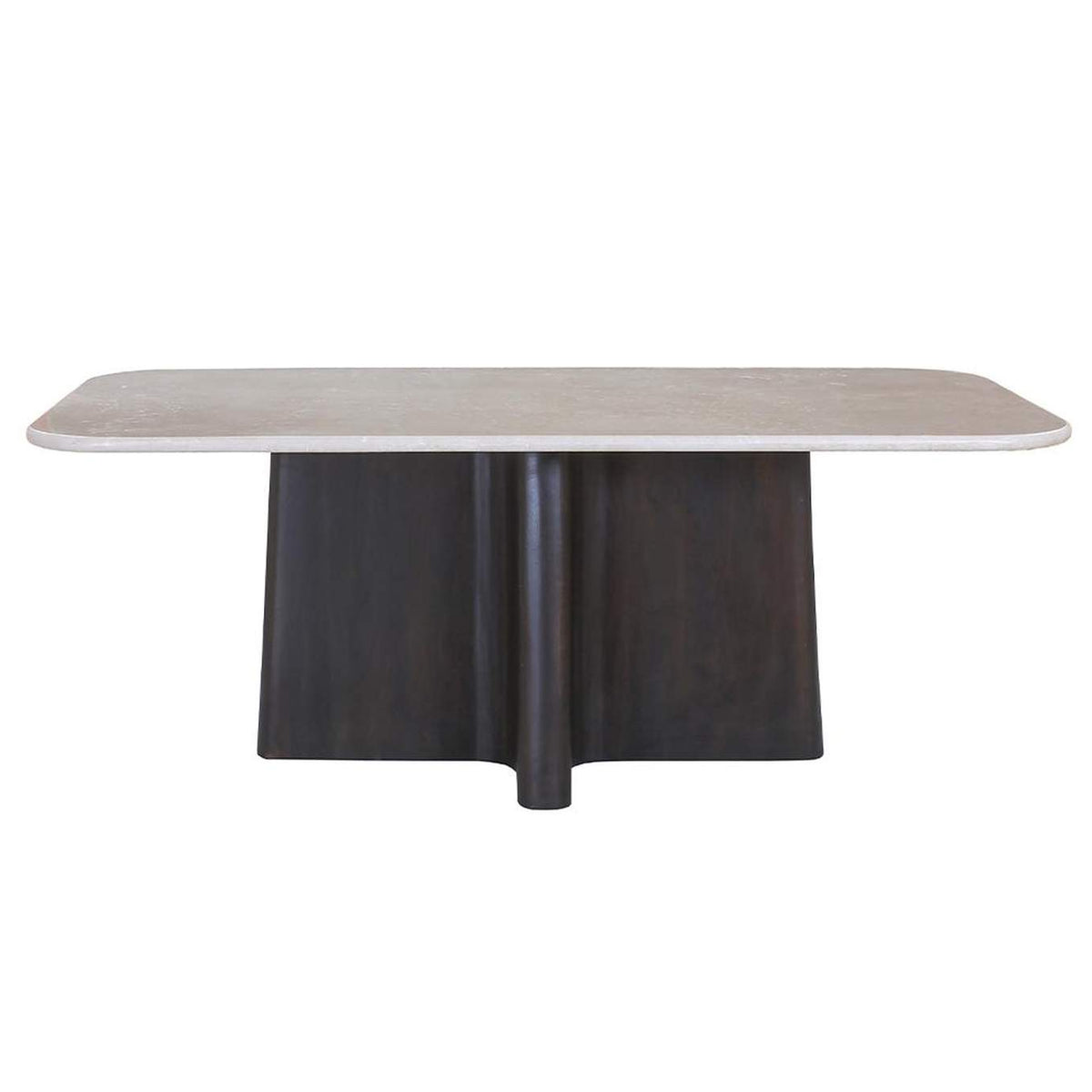 DN04775 Jacory Dining Table with Bottocino Marble Top