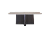 DN04775 Jacory Dining Table with Bottocino Marble Top
