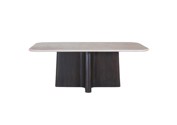DN04775 Jacory Dining Table with Bottocino Marble Top