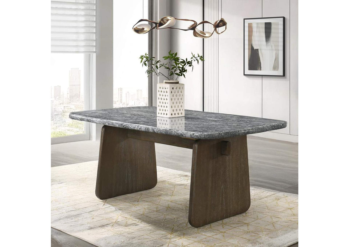 DN04815 Dillon Dining Table with Natural Marble Top